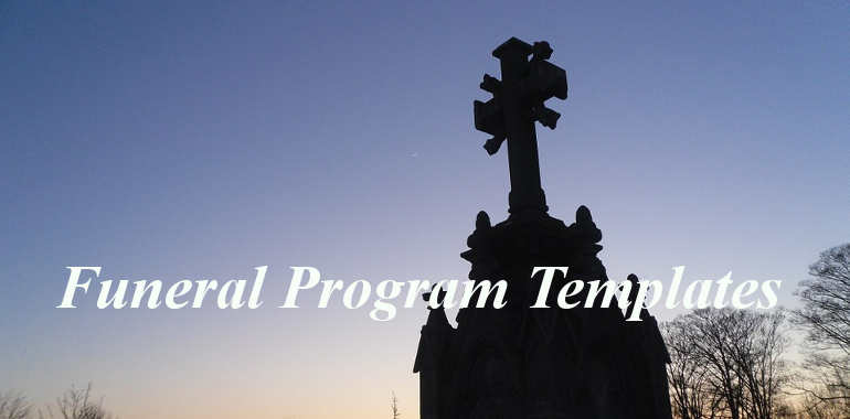 9+ Funeral Program Templates