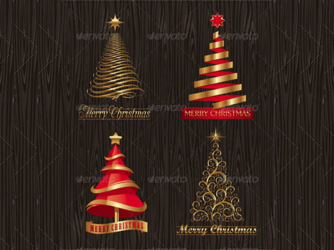 golden-decrative-christmas-tree