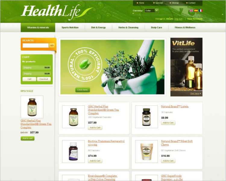 health-life-products-prestashop-them-template