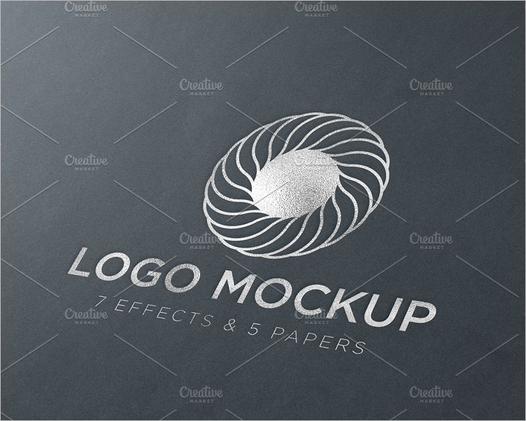 RealisticÂ Logo Mockup Design