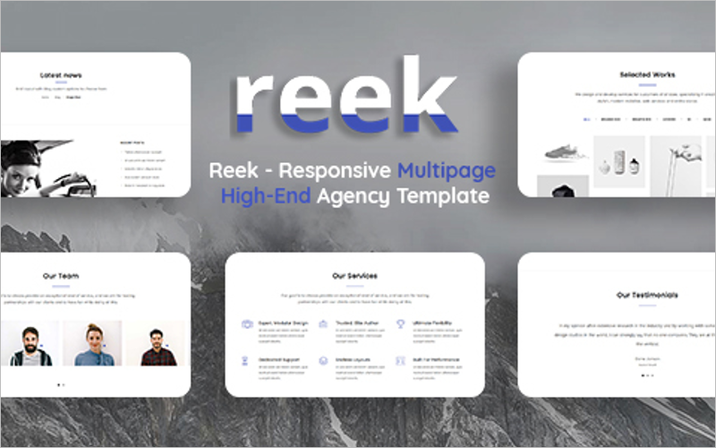 Responsive MultiPage High-End Agency Template