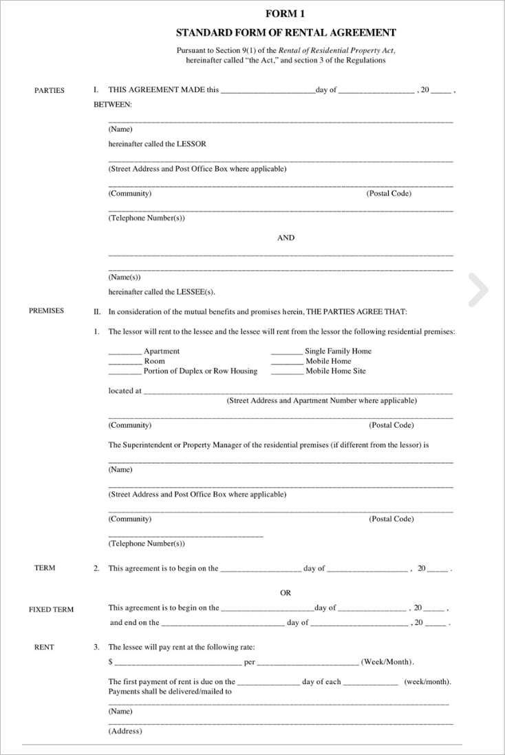 standard-lease-agreement-form-template
