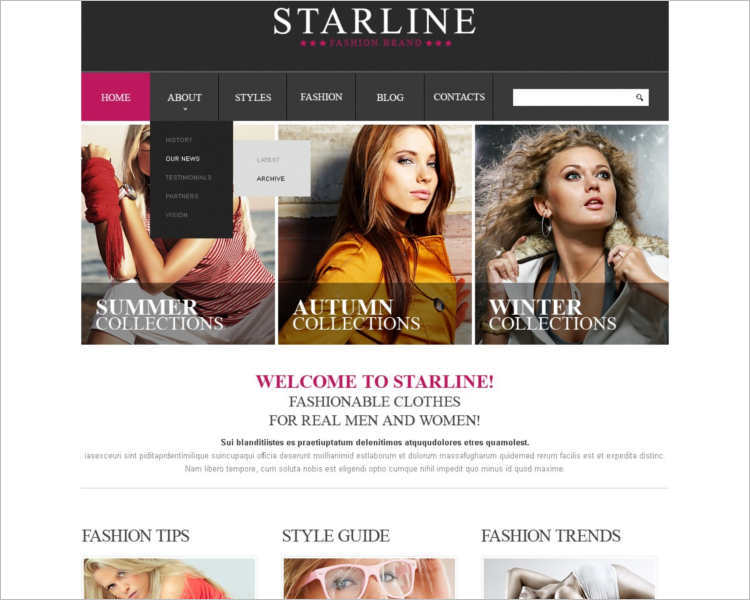apparel-atarline-website-templates