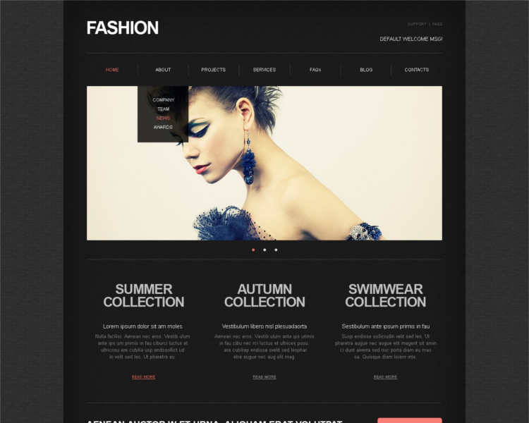best-model-agency-website-templates