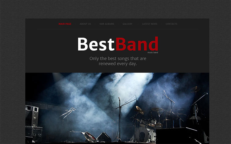 best-music-band-website-theme-templates