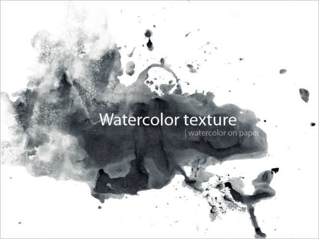 black-watercolour-texture-on-paper