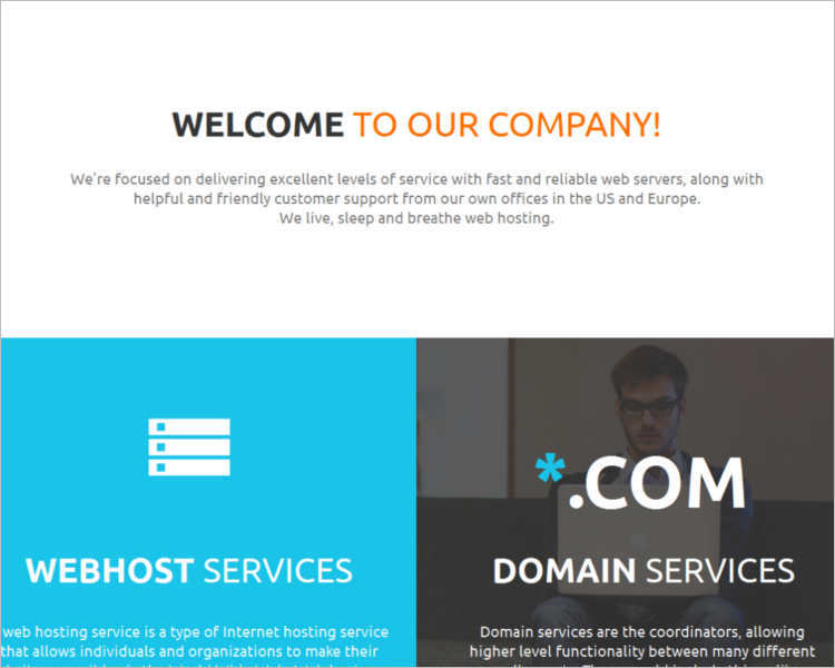 company-hosting-website-theme-templates