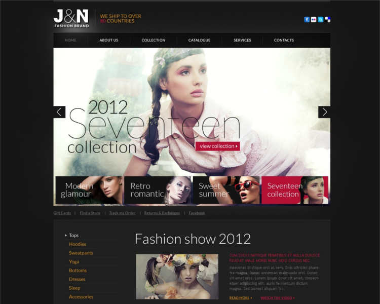 fashion-design-show-website-templates