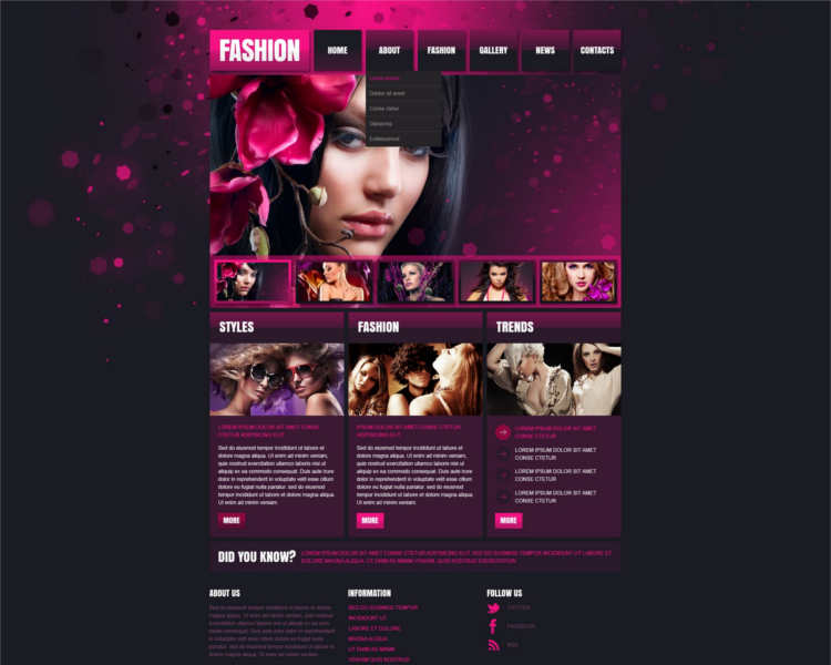 fashion-design-store-website-templates