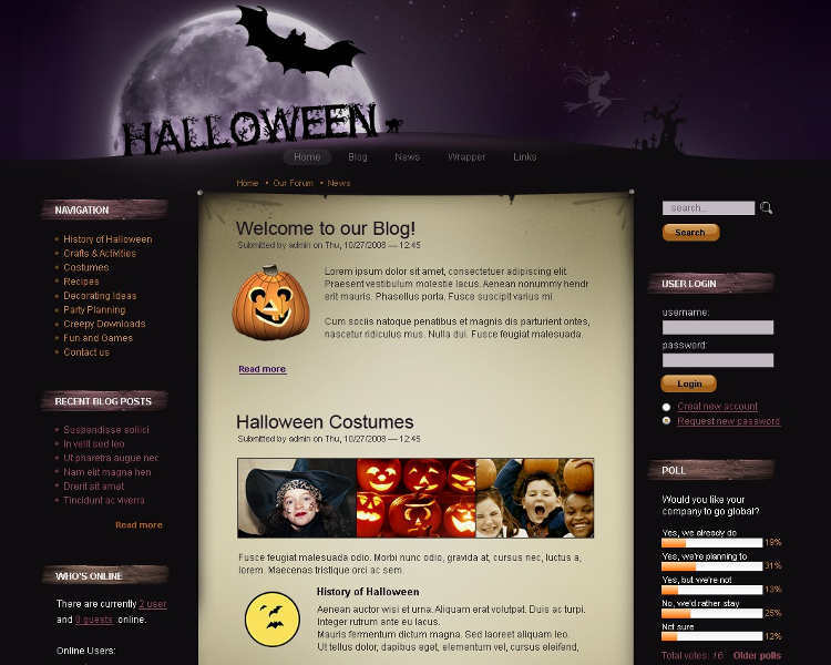 free-download-halloween-drupal-theme-template