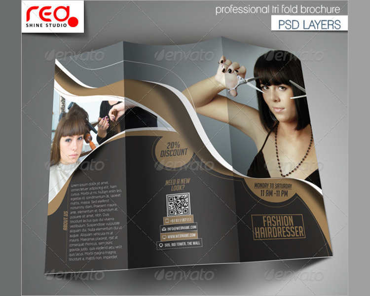 free-fashion-hairdresser-tri-fold-brochure-template