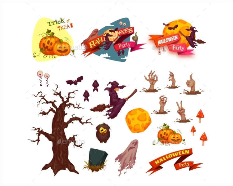 halloween-party-vector-elements
