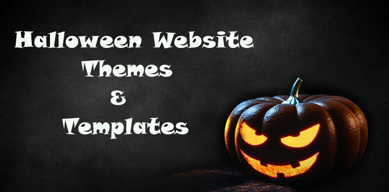 The Power of Halloween Website Themes