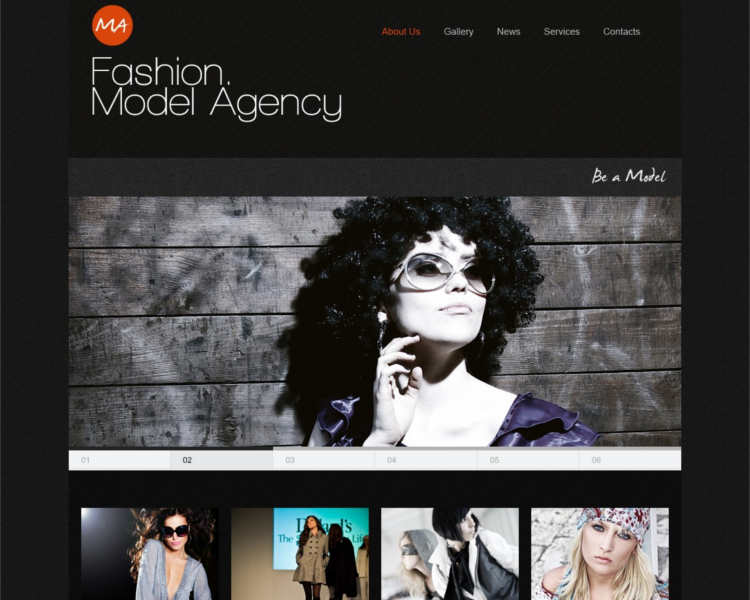 m4-model-agency-website-templates