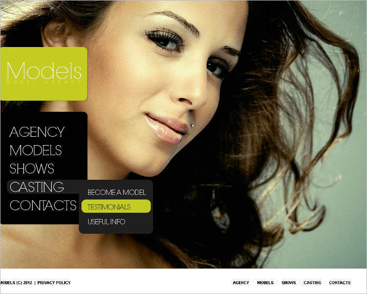 model-agency-casting-website-templates