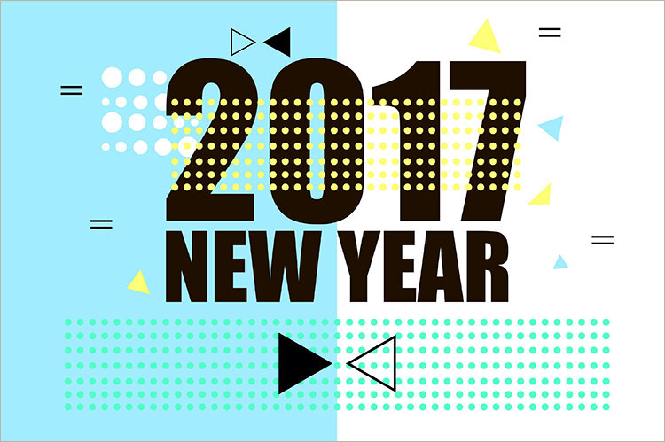 modern-new-year-2017-poster-design-templates