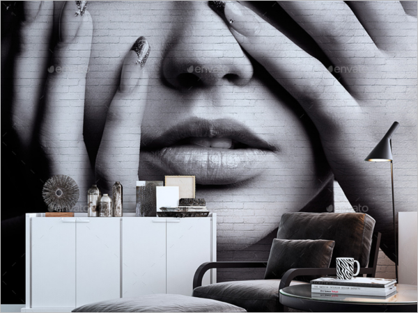 Modern Wall Art Mockup Design