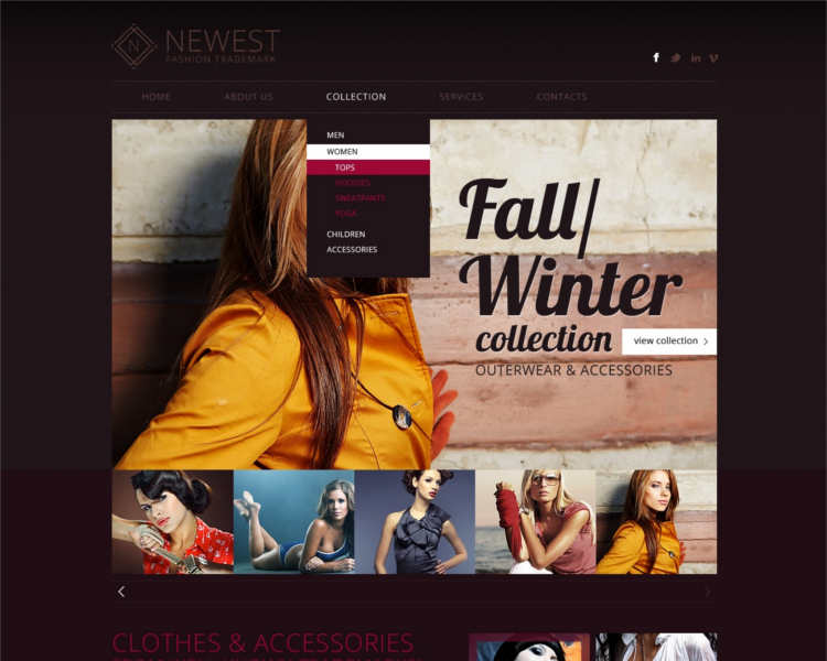 newest-women-fashion-design-website-templates