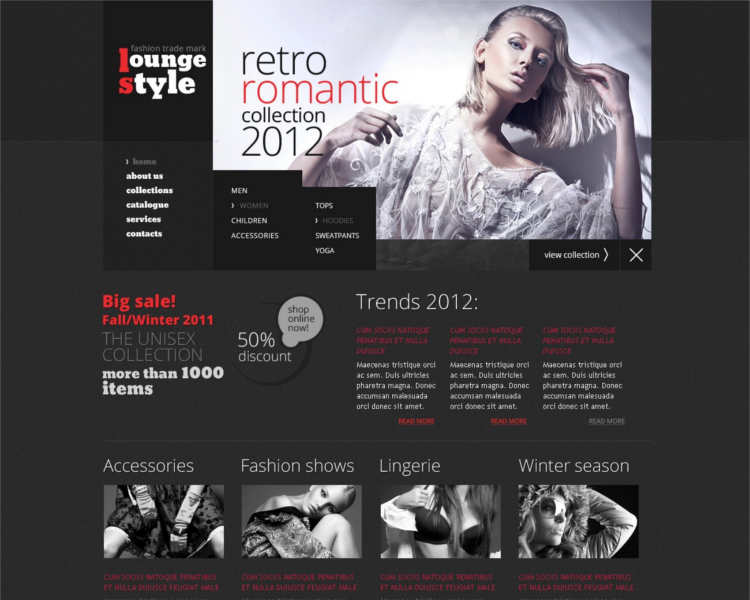 retro-fashion-design-website-templates