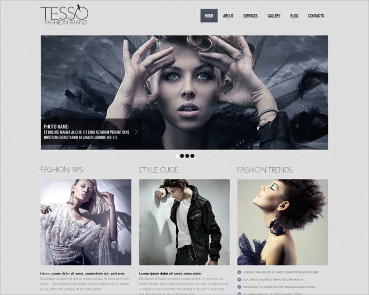 tesso-fashion-design-website-templates