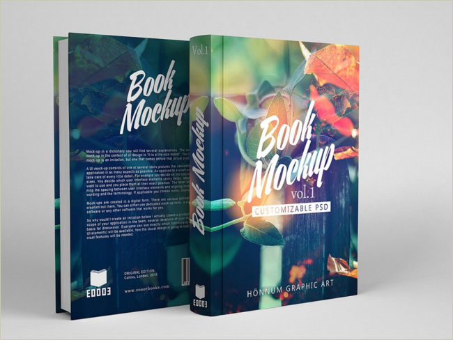 awesome book cover mockup