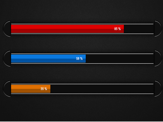 19+ Progress Bar Designs Free PSD Design Templates