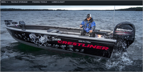 Bootstrap Sports Fishing Store Magento Theme