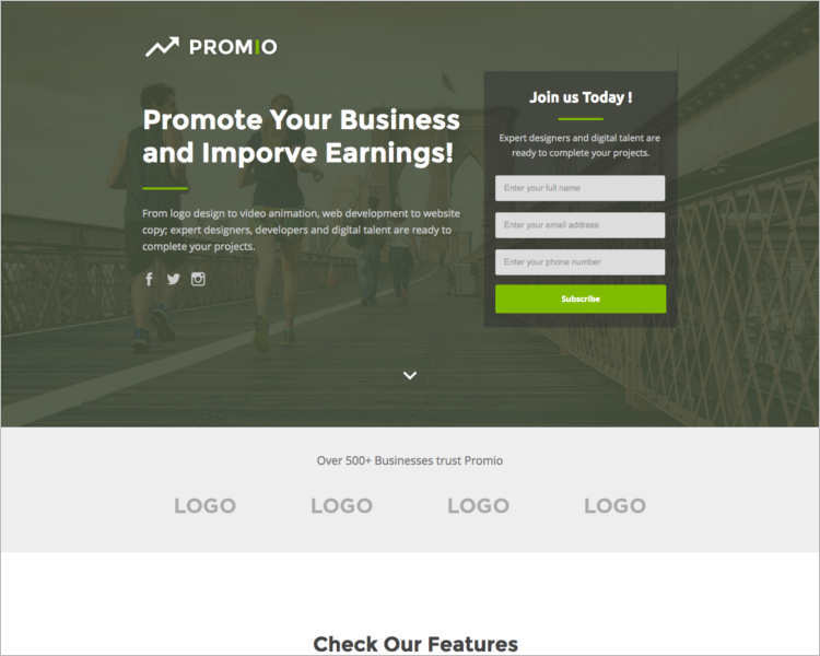 business-marketing-landing-page-templates