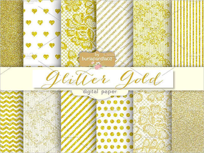 Free Glitter gold pattern