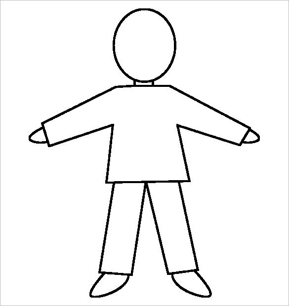 Free Human Body Outline Templates