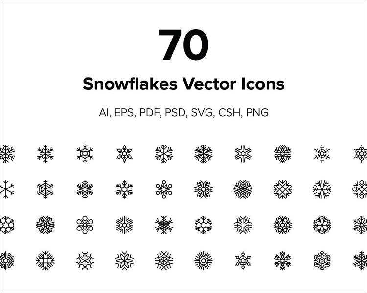 graphic-snowflake-vector-design