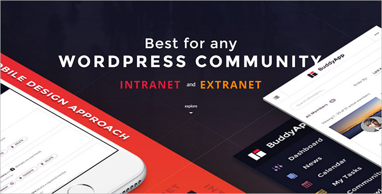 Mobile Community BuddyPress Themes & Templates