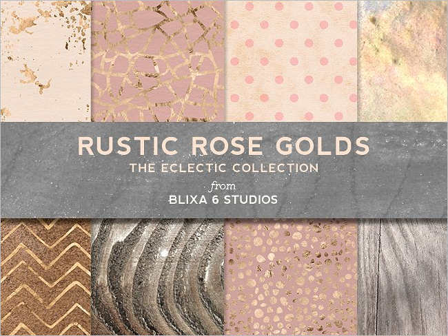 Rustic Gold Texture Design