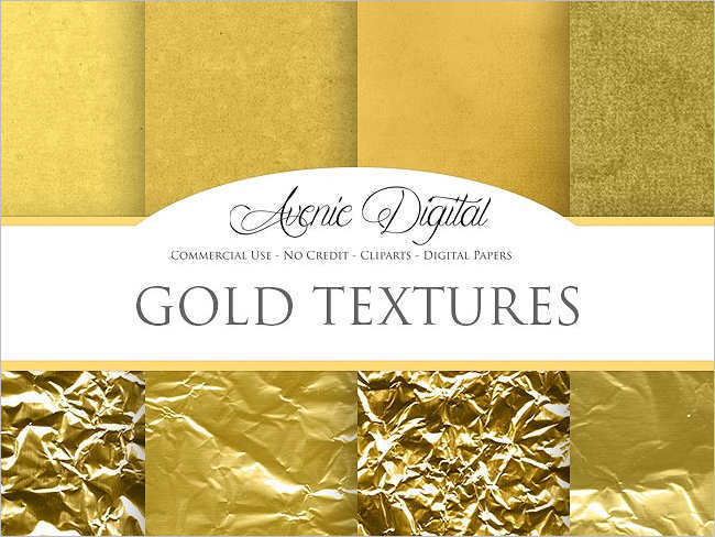 Scrapbook Gold Texture Design