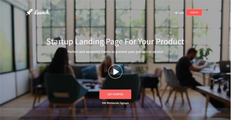 Startup Landing Page Templates