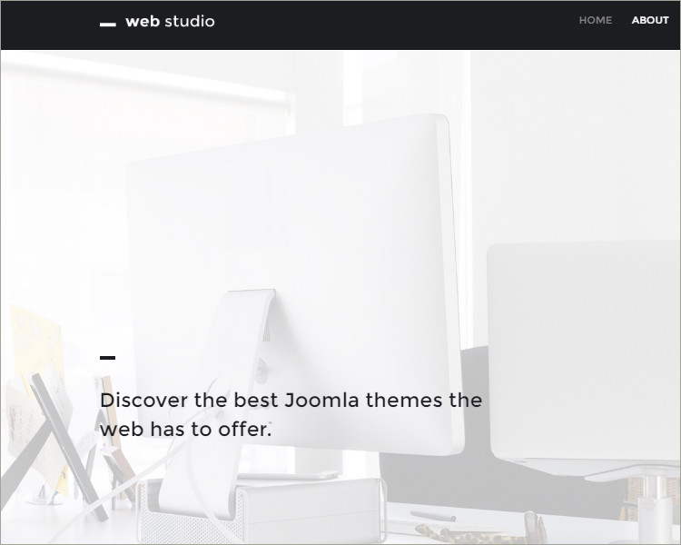 Web Studio Joomla Theme Template
