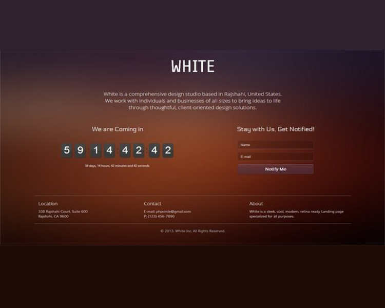 white-coming-soon-landing-page-templates