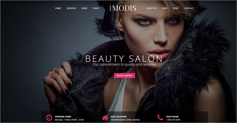 24+ Awesome Fashion & Beauty Website Templates