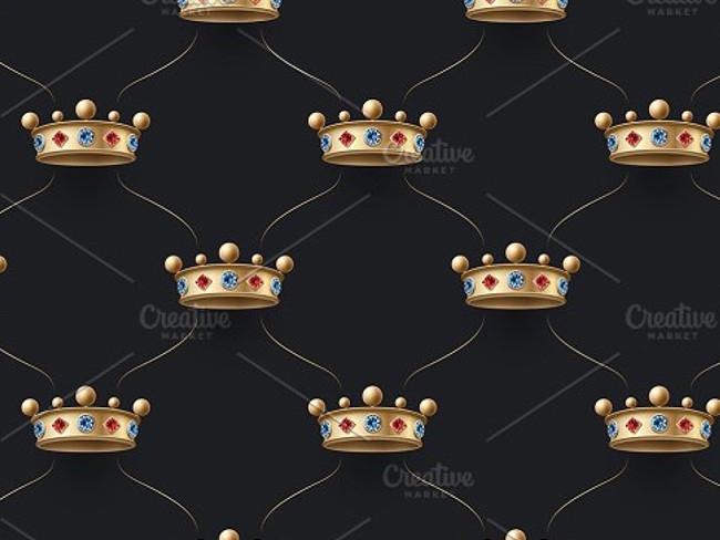 gold crown pattern 11