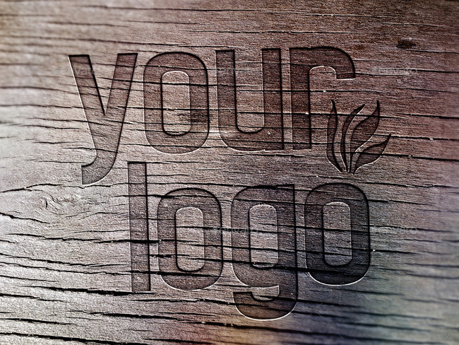 wood logo mockups 15