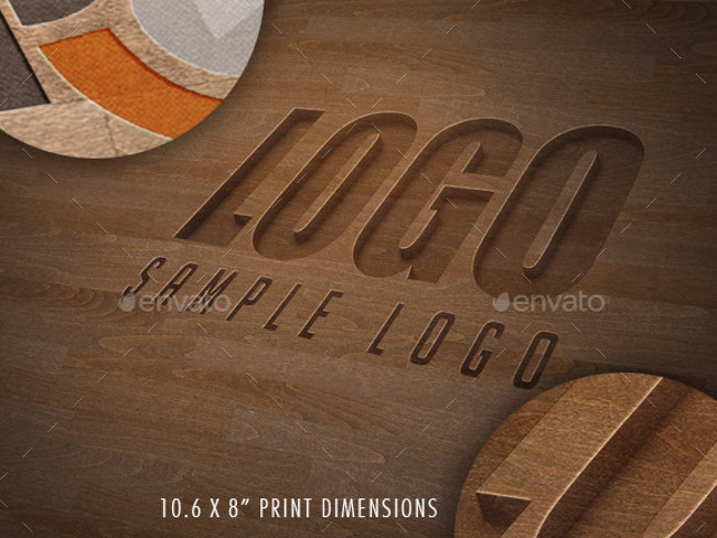 wood logo mockups 16