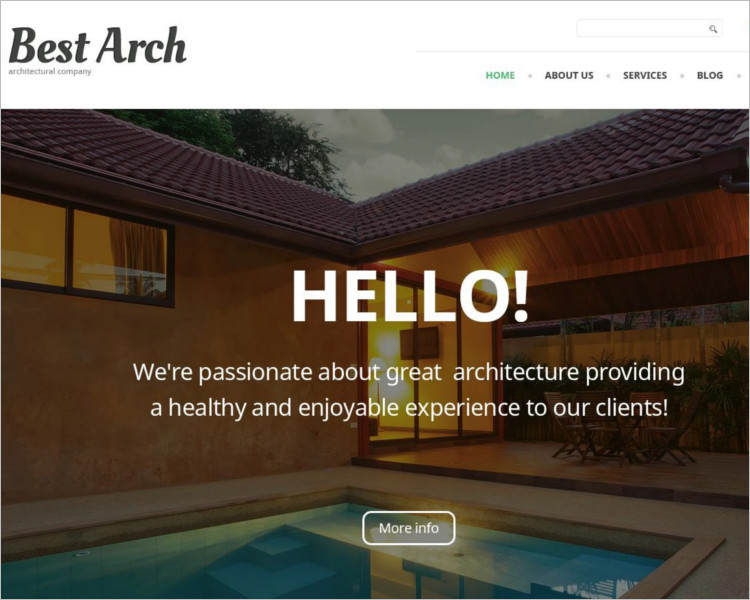 Architectural Selling WordPress Theme