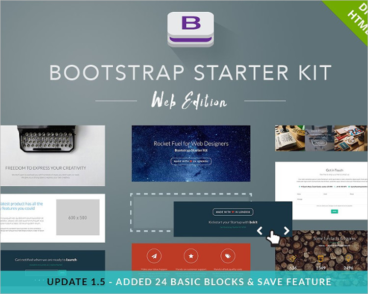 Bootstrap Starter Website Template