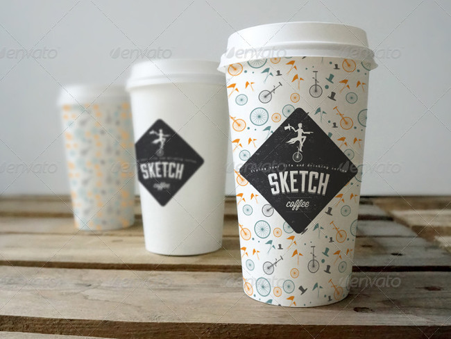 Coffee cup Branding Mockup