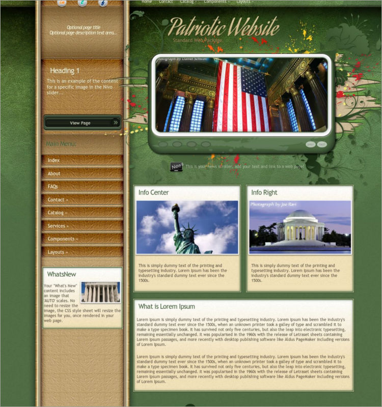 Discover the Patriotic WordPress Theme That Celebrates American Spirit