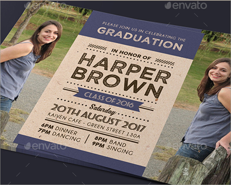 Graduation Invitation printable template