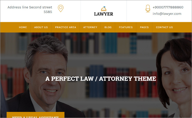 Law Firm Ecinomicsd WordPress Theme