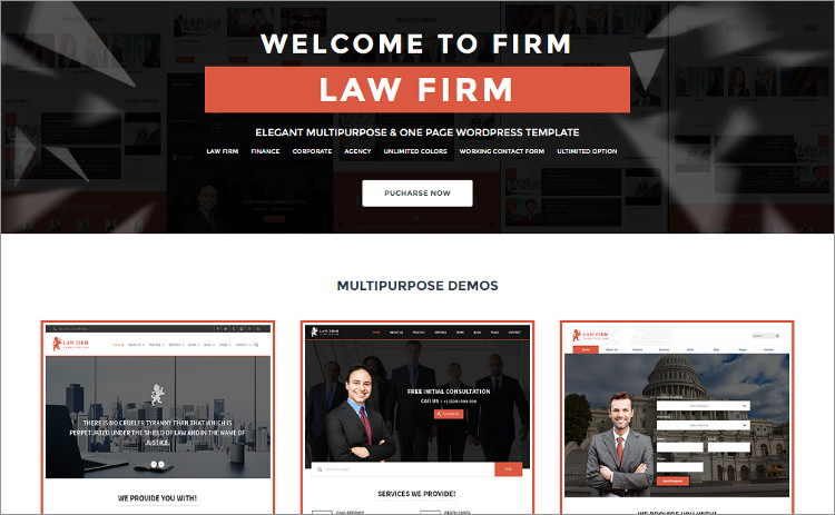 Law Firm Hiring wordPress Theme