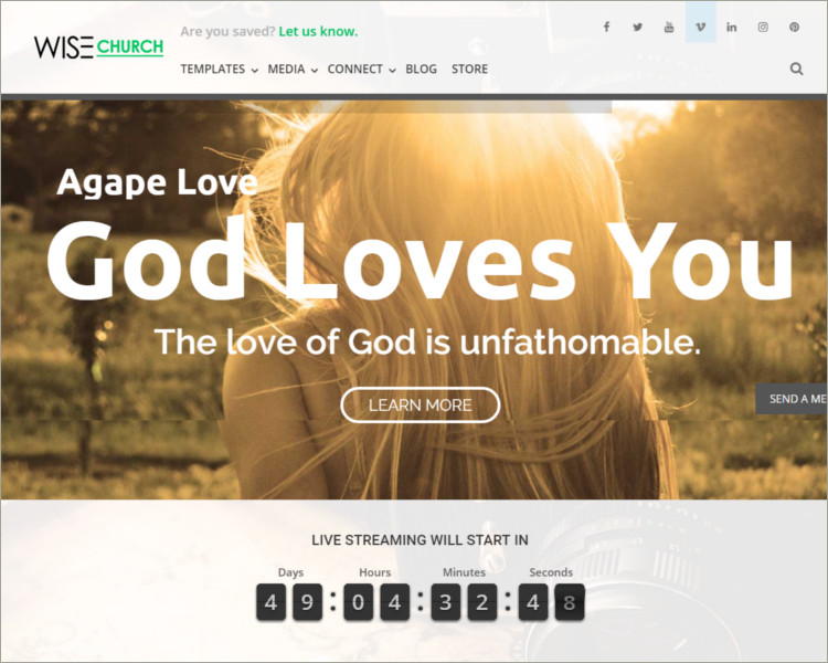 Multi-Purpose Church WordPress Theme