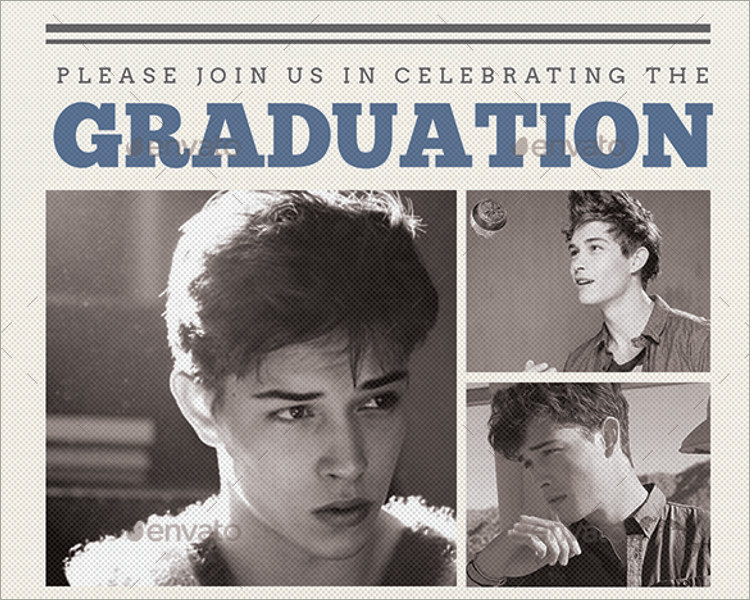 Newspaper Graduation invitation
